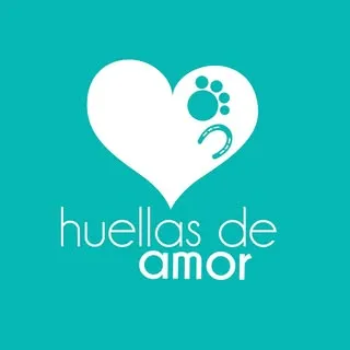 Logo del refugio animal Huellas de Amor